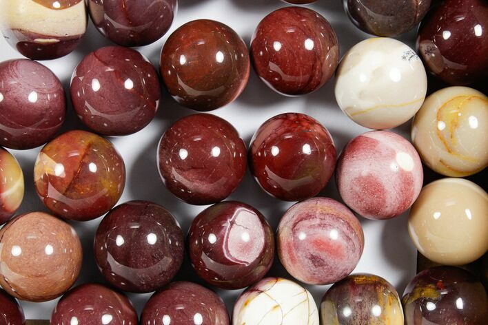 .9" Polished Mookaite Jasper Sphere - Photo 1